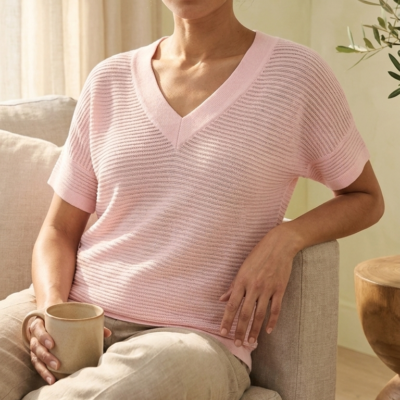 Polo Cuello V Rosa  ML