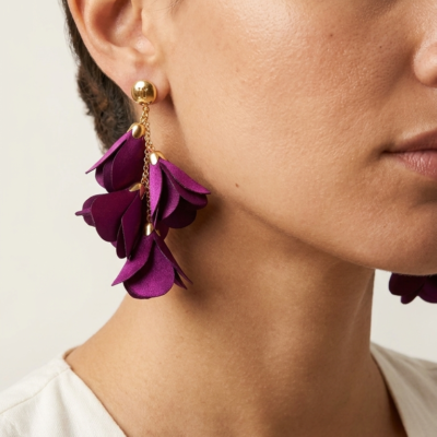 Aretes Sofía Simón Púrpura