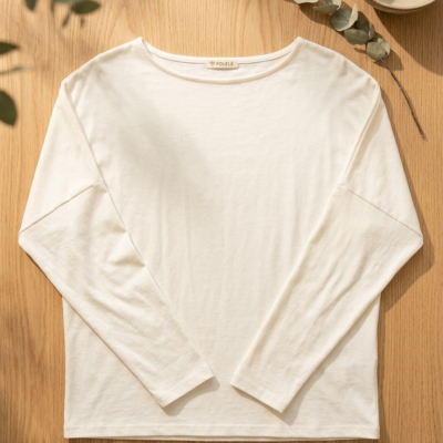 Polo Mousse Ivory Talla L