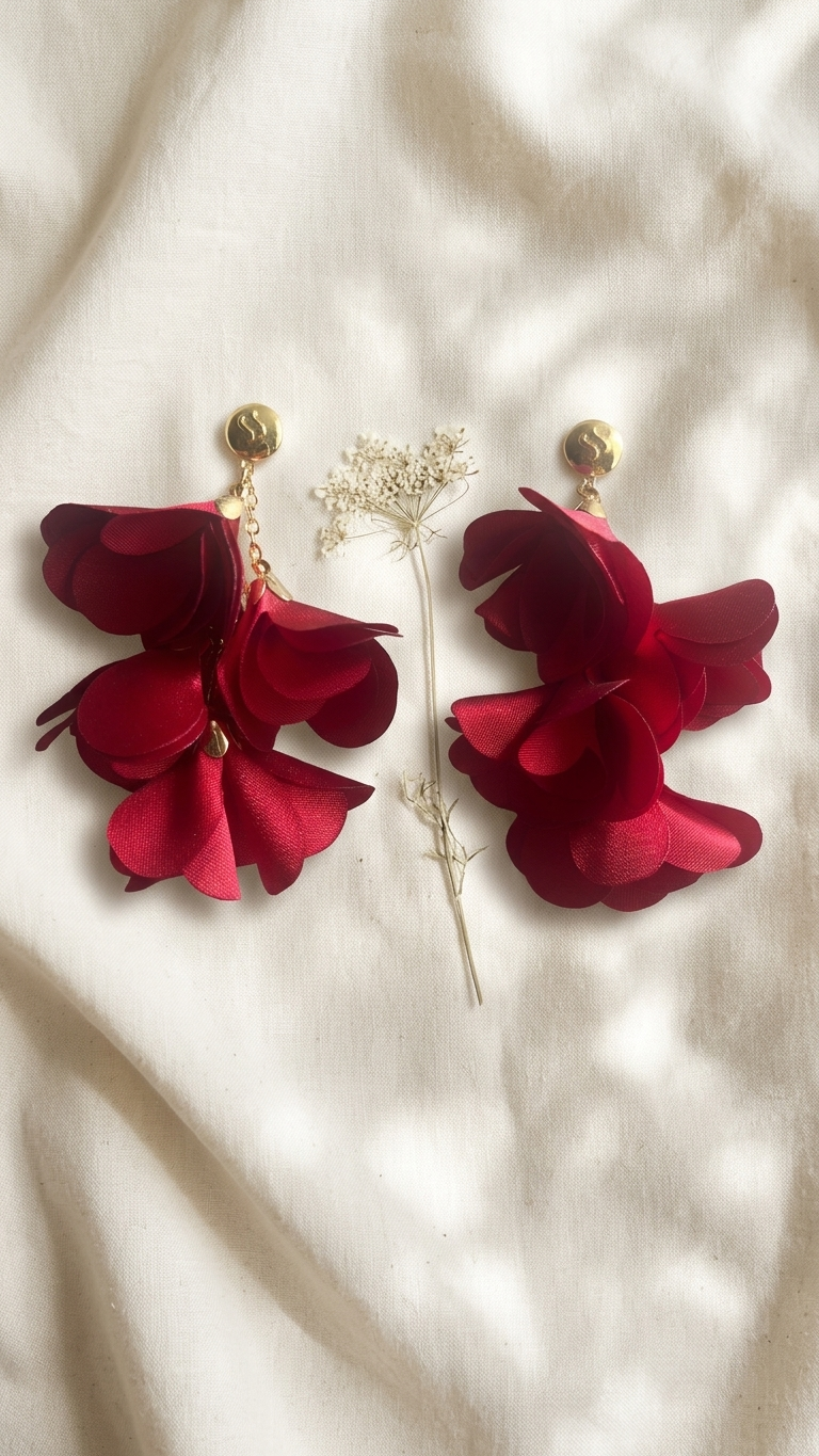 Aretes Sofía Simón Rojos - Imagen 4