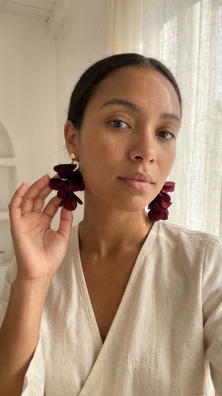Aretes Sofía Simón Vino - Imagen 4