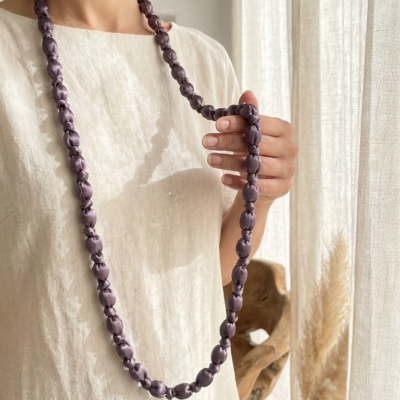 Collar Sofía Simón Morado