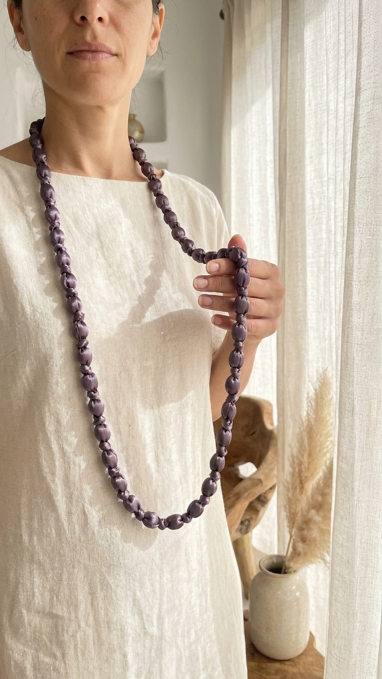 Collar Sofía Simón Morado