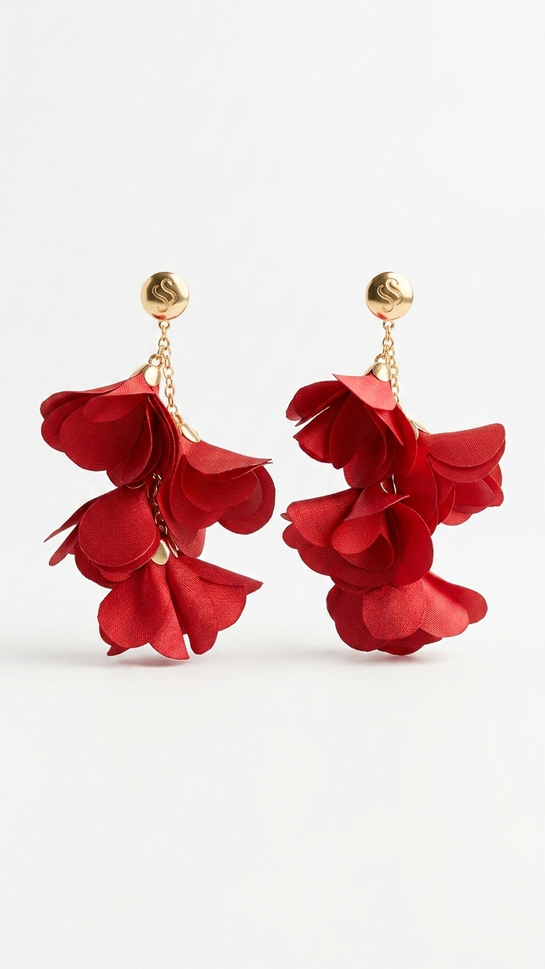 Aretes Sofía Simón Rojos - Imagen 2