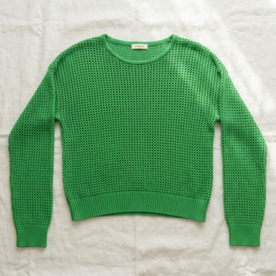 Polo Tejido Canelé Verde talla ML