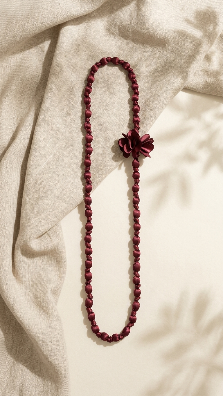 Collar Sofía Simón Burgundy - Imagen 3