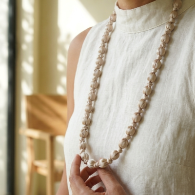 Collar Sofía Simón Beige