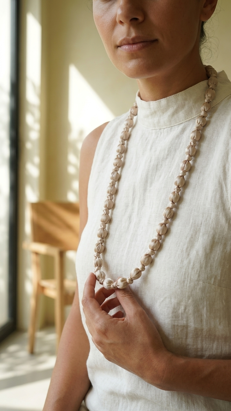 Collar Sofía Simón Beige