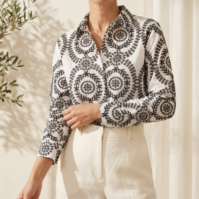 Blusa Praliné Broderie B&W TU